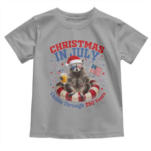 Raccoon 250th Anniversary Toddler T Shirt Christmas in July