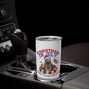 Raccoon 250th Anniversary Tumbler Cup Christmas in July