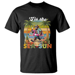 Hawaiian Bigfoot Christmas In July T Shirt Tis The Sea-Sun