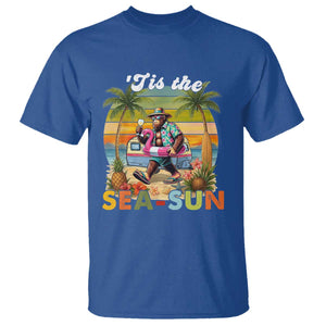 Hawaiian Bigfoot Christmas In July T Shirt Tis The Sea-Sun