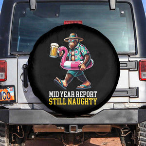 Mid-Year Report Still Naughty Spare Tire Cover Funny Bigfoot Drinking Beer Christmas in July