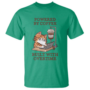 Funny Cat Drinking Coffee T Shirt I Dont Care What Day It Is Its Early I Want Coffee TS14 Irish Green Print Your Wear