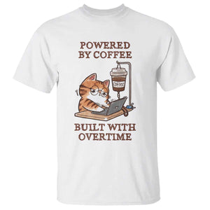 Funny Cat Drinking Coffee T Shirt I Dont Care What Day It Is Its Early I Want Coffee TS14 White Print Your Wear