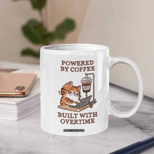 Funny Cat Drinking Coffee Coffee Mug I Dont Care What Day It Is Its Early I Want Coffee TS14 Print Your Wear