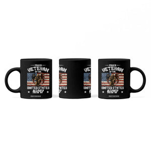 US Army Veteran Tribute Coffee Mug American Flag Angel Soldier Memorial TS14 Print Your Wear