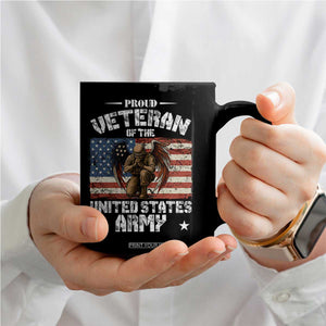 US Army Veteran Tribute Coffee Mug American Flag Angel Soldier Memorial TS14 Print Your Wear