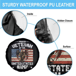 US Army Veteran Tribute Spare Tire Cover American Flag Angel Soldier Memorial TS14 Print Your Wear