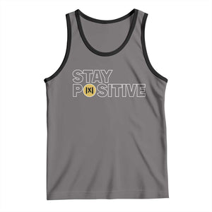 Funny Math Tank Top Absolute Value Stay Positive TS14 Deep Heather Black Print Your Wear