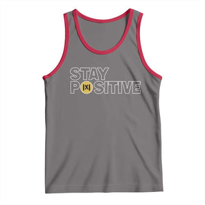 Funny Math Tank Top Absolute Value Stay Positive TS14 Deep Heather Red Print Your Wear