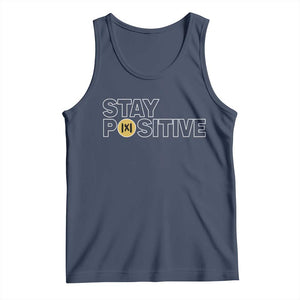 Funny Math Tank Top Absolute Value Stay Positive TS14 Navy Print Your Wear