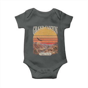 Grand Canyon Arizona 90s Desert Sunset Nostalgia Hiking Baby Onesie