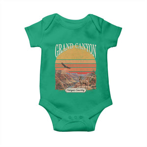 Grand Canyon Arizona 90s Desert Sunset Nostalgia Hiking Baby Onesie