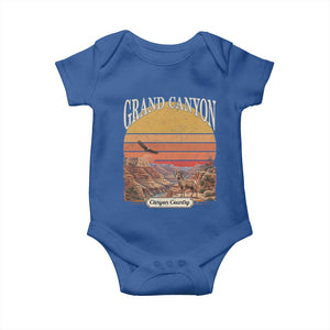 Grand Canyon Arizona 90s Desert Sunset Nostalgia Hiking Baby Onesie