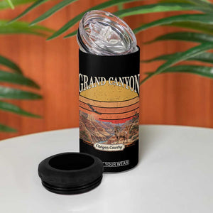 Grand Canyon Arizona 90s Desert Sunset Nostalgia Hiking 4 in 1 Can Cooler Tumbler