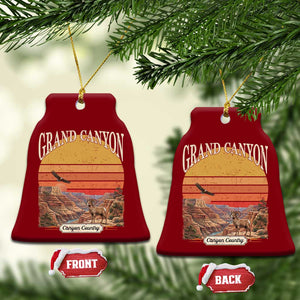 Grand Canyon Arizona 90s Desert Sunset Nostalgia Hiking Ceramic Ornament