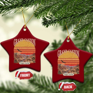 Grand Canyon Arizona 90s Desert Sunset Nostalgia Hiking Ceramic Ornament