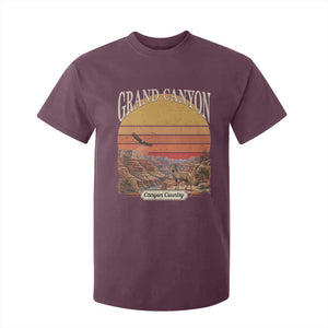 Grand Canyon Arizona 90s Desert Sunset Nostalgia Hiking T Shirt For Kid