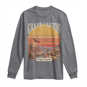 Grand Canyon Arizona 90s Desert Sunset Nostalgia Hiking Long Sleeve Shirt