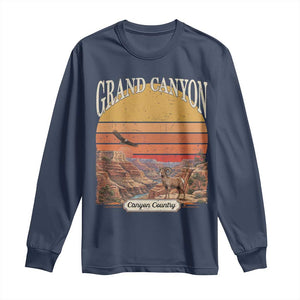 Grand Canyon Arizona 90s Desert Sunset Nostalgia Hiking Long Sleeve Shirt