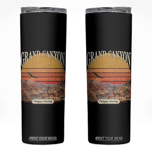 Grand Canyon Arizona 90s Desert Sunset Nostalgia Hiking Skinny Tumbler