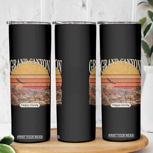 Grand Canyon Arizona 90s Desert Sunset Nostalgia Hiking Skinny Tumbler