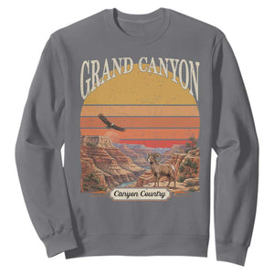Grand Canyon Arizona 90s Desert Sunset Nostalgia Hiking Sweatshirt