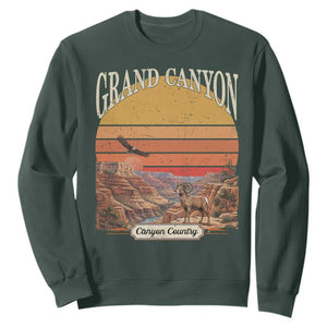 Grand Canyon Arizona 90s Desert Sunset Nostalgia Hiking Sweatshirt