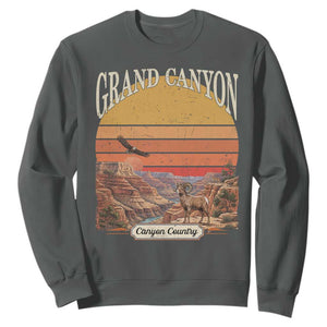 Grand Canyon Arizona 90s Desert Sunset Nostalgia Hiking Sweatshirt