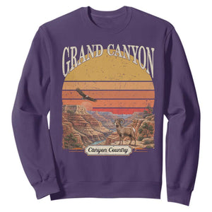 Grand Canyon Arizona 90s Desert Sunset Nostalgia Hiking Sweatshirt