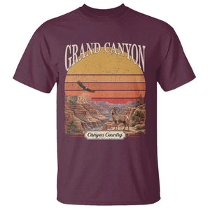 Grand Canyon Arizona 90s Desert Sunset Nostalgia Hiking T Shirt