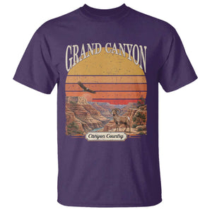 Grand Canyon Arizona 90s Desert Sunset Nostalgia Hiking T Shirt