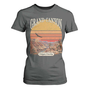 Grand Canyon Arizona 90s Desert Sunset Nostalgia Hiking T Shirt For Women