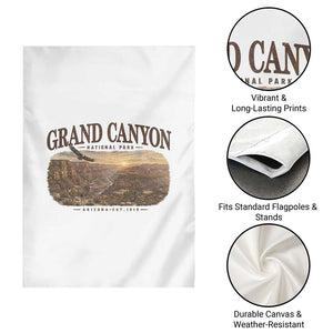 Grand Canyon National Park Arizona Established 1919 Garden Flag Retro Deer Wildlife Nature Hiking Southwest Souvenir