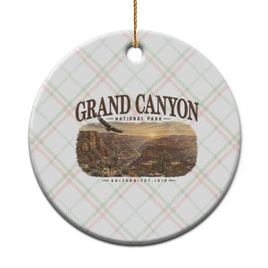 Grand Canyon National Park Arizona Established 1919 Ceramic Ornament Retro Deer Wildlife Nature Hiking Southwest Souvenir