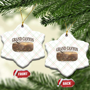 Grand Canyon National Park Arizona Established 1919 Ceramic Ornament Retro Deer Wildlife Nature Hiking Southwest Souvenir
