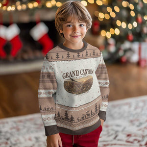 Grand Canyon National Park Arizona Established 1919 Ugly Christmas Sweater Retro Deer Wildlife Nature Hiking Southwest Souvenir