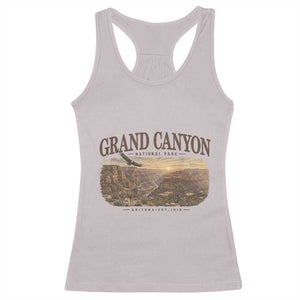 Grand Canyon National Park Arizona Established 1919 Racerback Tank Top Retro Deer Wildlife Nature Hiking Southwest Souvenir