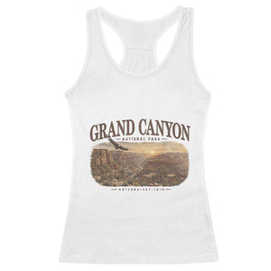 Grand Canyon National Park Arizona Established 1919 Racerback Tank Top Retro Deer Wildlife Nature Hiking Southwest Souvenir