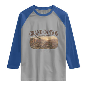 Grand Canyon National Park Arizona Established 1919 Raglan Shirt Retro Deer Wildlife Nature Hiking Southwest Souvenir