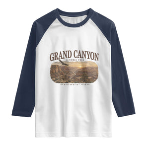 Grand Canyon National Park Arizona Established 1919 Raglan Shirt Retro Deer Wildlife Nature Hiking Southwest Souvenir