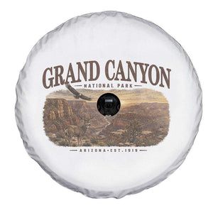 Grand Canyon National Park Arizona Established 1919 Spare Tire Cover Retro Deer Wildlife Nature Hiking Southwest Souvenir TS14 Print Your Wear