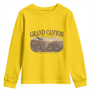 Grand Canyon National Park Arizona Established 1919 Youth Sweatshirt Retro Deer Wildlife Nature Hiking Southwest Souvenir