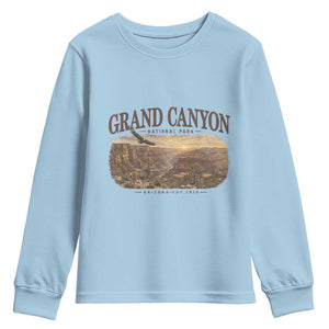 Grand Canyon National Park Arizona Established 1919 Youth Sweatshirt Retro Deer Wildlife Nature Hiking Southwest Souvenir