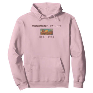 Retro Monument Valley Arizona Sunset Established 1958 Hoodie Southwest Desert Road Trip Eagle Nature Souvenir