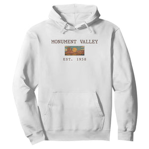 Retro Monument Valley Arizona Sunset Established 1958 Hoodie Southwest Desert Road Trip Eagle Nature Souvenir