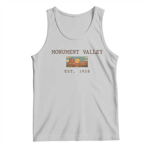 Retro Monument Valley Arizona Sunset Established 1958 Tank Top Southwest Desert Road Trip Eagle Nature Souvenir