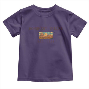 Retro Monument Valley Arizona Sunset Established 1958 Toddler T Shirt Southwest Desert Road Trip Eagle Nature Souvenir