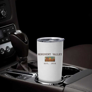 Retro Monument Valley Arizona Sunset Established 1958 Tumbler Cup Southwest Desert Road Trip Eagle Nature Souvenir