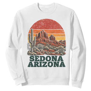 Retro Sedona Arizona Mountain Sweatshirt Southwest Hiking Outdoor Nature Souvenir