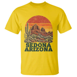 Retro Sedona Arizona Mountain T Shirt Southwest Hiking Outdoor Nature Souvenir
